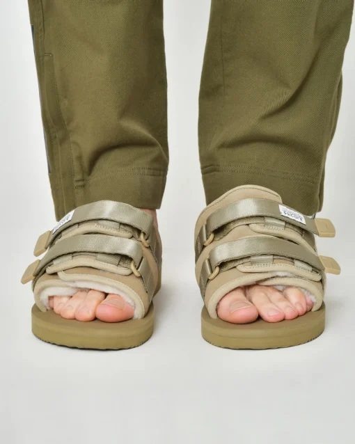 La Piscine Paris Sandales claquettes en daim Suicoke*Femme Chaussures|Chaussures
