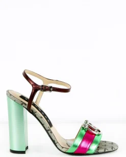 La Piscine Paris Sandales en cuir à logo John Richmond*Femme Chaussures