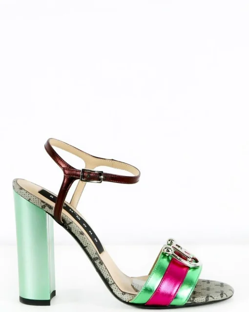 La Piscine Paris Sandales en cuir à logo John Richmond*Femme Chaussures