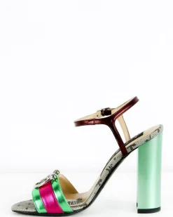 La Piscine Paris Sandales en cuir à logo John Richmond*Femme Chaussures