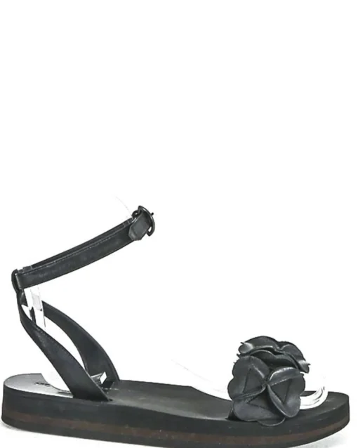 La Piscine Paris Sandales en cuir à fleurs 3D Moncler*Femme Chaussures