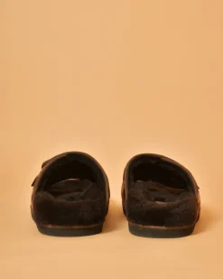 La Piscine Paris Sandales en daim doublées de peau lainée Peserico*Femme Chaussures