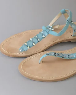 La Piscine Paris Sandales en daim incrustée de cristaux Blumarine*Femme Chaussures