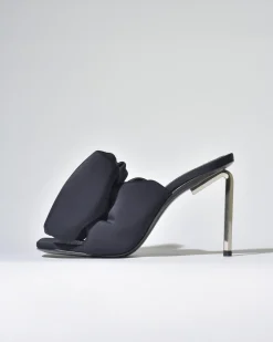 La Piscine Paris Sandales en tissu à nœud Off White*Femme Chaussures