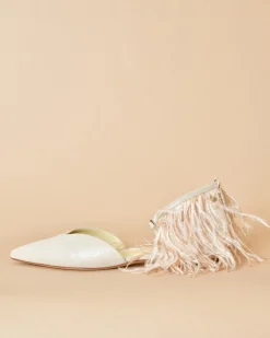 La Piscine Paris Sandales pointues avec lanières à plumes Lorena Antoniazzi*Femme Chaussures