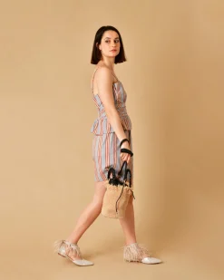 La Piscine Paris Sandales pointues avec lanières à plumes Lorena Antoniazzi*Femme Chaussures