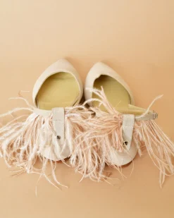 La Piscine Paris Sandales pointues avec lanières à plumes Lorena Antoniazzi*Femme Chaussures