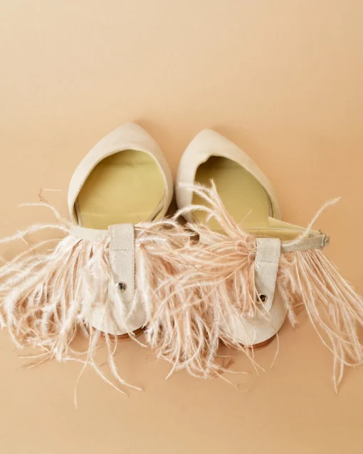 La Piscine Paris Sandales pointues avec lanières à plumes Lorena Antoniazzi*Femme Chaussures