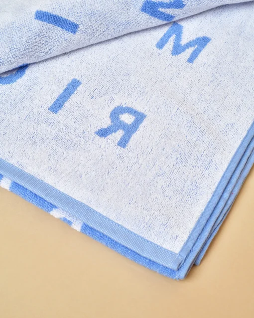 La Piscine Paris Serviette en coton à imprimé John Richmond*Femme Autres Accessoires|Vêtements De Plage