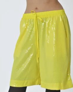 La Piscine Paris Short d'ensemble à sequins transparent P.A.R.O.S.H*Femme Shorts|Bas Femme