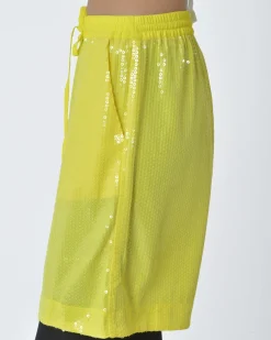 La Piscine Paris Short d'ensemble à sequins transparent P.A.R.O.S.H*Femme Shorts|Bas Femme