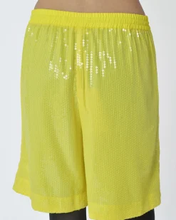 La Piscine Paris Short d'ensemble à sequins transparent P.A.R.O.S.H*Femme Shorts|Bas Femme