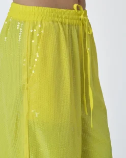 La Piscine Paris Short d'ensemble à sequins transparent P.A.R.O.S.H*Femme Shorts|Bas Femme