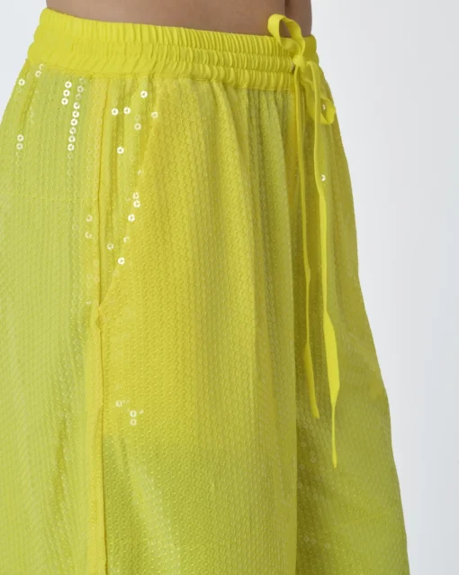 La Piscine Paris Short d'ensemble à sequins transparent P.A.R.O.S.H*Femme Shorts|Bas Femme