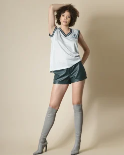 La Piscine Paris Short en cuir synthétique Jijil*Femme Shorts|Bas Femme