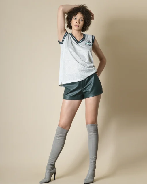 La Piscine Paris Short en cuir synthétique Jijil*Femme Shorts|Bas Femme