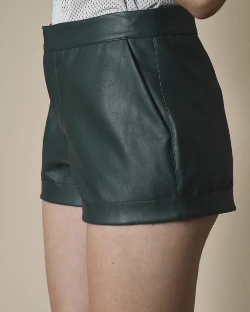 La Piscine Paris Short en cuir synthétique Jijil*Femme Shorts|Bas Femme