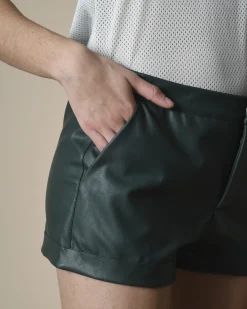 La Piscine Paris Short en cuir synthétique Jijil*Femme Shorts|Bas Femme