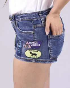 La Piscine Paris Short en jean à patchs Frankie Morello*Femme Shorts