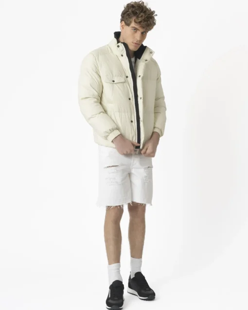 La Piscine Paris Short en jean ajouré Maurizio Massimino*Homme Shorts