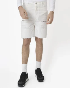 La Piscine Paris Short en jean ajouré Maurizio Massimino*Homme Shorts