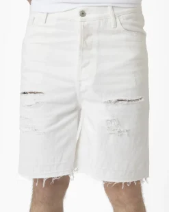 La Piscine Paris Short en jean ajouré Maurizio Massimino*Homme Shorts