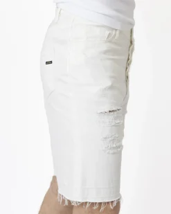 La Piscine Paris Short en jean ajouré Maurizio Massimino*Homme Shorts