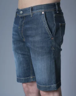 La Piscine Paris Short en jean délavé 3D*Homme Shorts