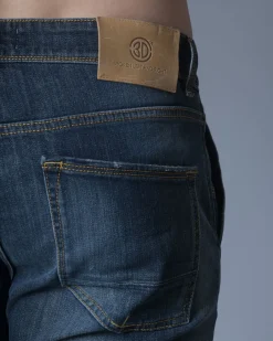La Piscine Paris Short en jean délavé 3D*Homme Shorts