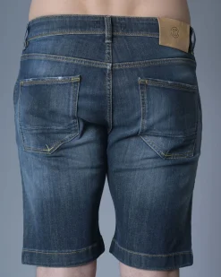 La Piscine Paris Short en jean délavé 3D*Homme Shorts