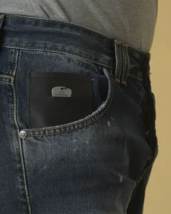 La Piscine Paris Short en jean effet usé John Richmond*Homme Shorts