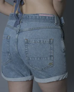 La Piscine Paris Short en jean effet vieilli BSB*Femme Shorts