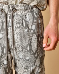 La Piscine Paris Short en viscose à motifs pixels John Richmond*Homme Shorts