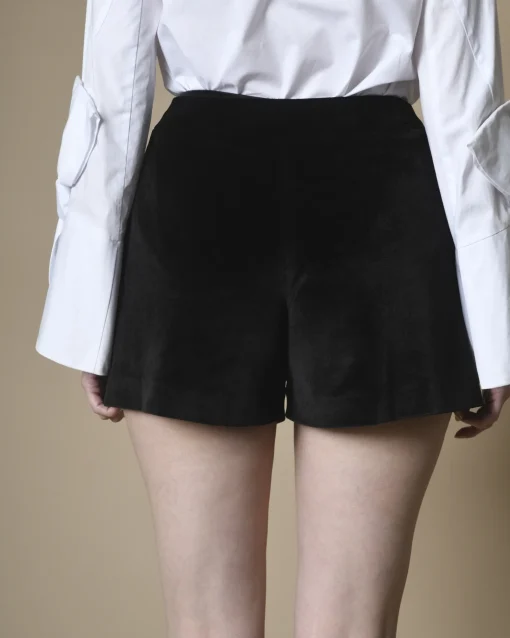 La Piscine Paris Short en velours Edward Achour*Femme Shorts|Bas Femme