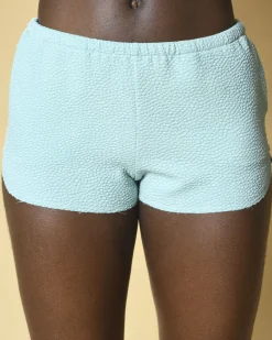 La Piscine Paris Short texturé à bande latérale métallisée Jijil*Femme Lingerie