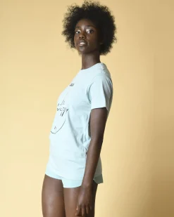 La Piscine Paris Short texturé à bande latérale métallisée Jijil*Femme Lingerie