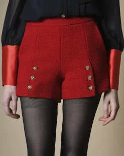 La Piscine Paris Short tweed en laine Edward Achour*Femme Shorts|Bas Femme