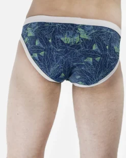 La Piscine Paris Slip de bain à imprimé floral vert Guess*Homme Maillots De Bain