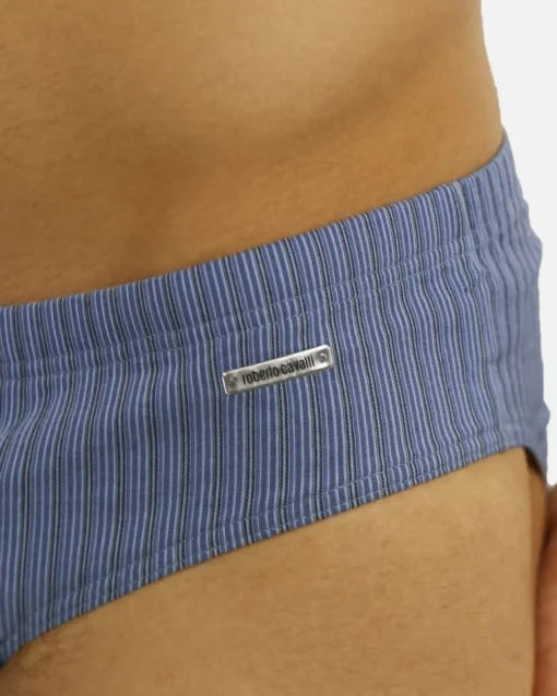La Piscine Paris Slip de bain à rayures Roberto Cavalli*Homme Maillots De Bain