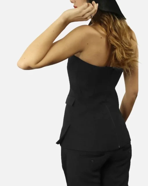La Piscine Paris Smocking bustier a col Costume National*Femme Tops