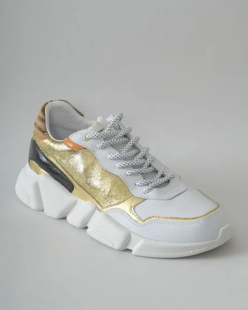 La Piscine Paris Sneakers dorés et s à semelle Serafini*Femme Chaussures