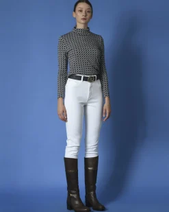 La Piscine Paris Sous-pull col roulé à motifs Whyci Milano*Femme Pulls & Cardigans