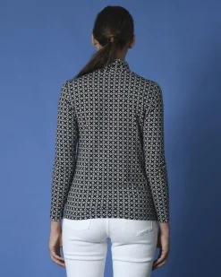 La Piscine Paris Sous-pull col roulé à motifs Whyci Milano*Femme Pulls & Cardigans