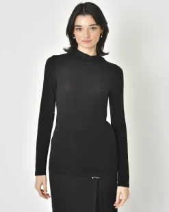 La Piscine Paris Sous-pull en viscose e à capuche Malloni*Femme Pulls & Cardigans
