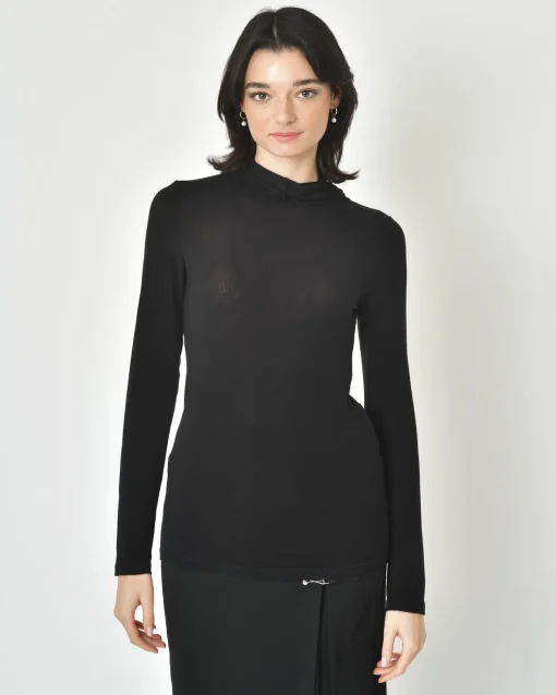 La Piscine Paris Sous-pull en viscose e à capuche Malloni*Femme Pulls & Cardigans