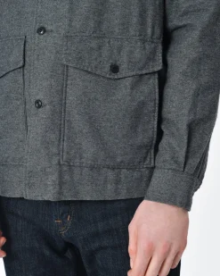La Piscine Paris Surchemise anthracite Zip Code*Homme Blousons & Vestes