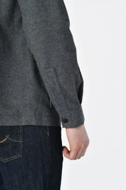 La Piscine Paris Surchemise anthracite Zip Code*Homme Blousons & Vestes