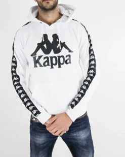 La Piscine Paris Sweat à capuche à bandes latérales griffées Kappa*Homme Sweats|Sportwear