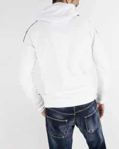La Piscine Paris Sweat à capuche à bandes latérales griffées Kappa*Homme Sweats|Sportwear