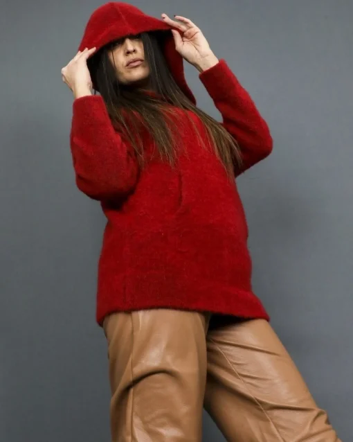 La Piscine Paris Sweat à capuche en maille Vince*Femme Sweats